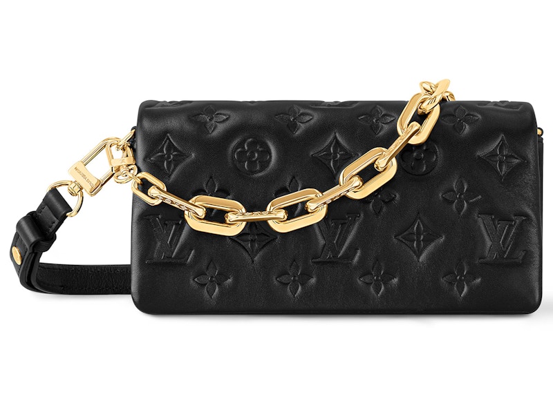 Pre-owned Louis Vuitton Women's Pochette Coussin In Black
