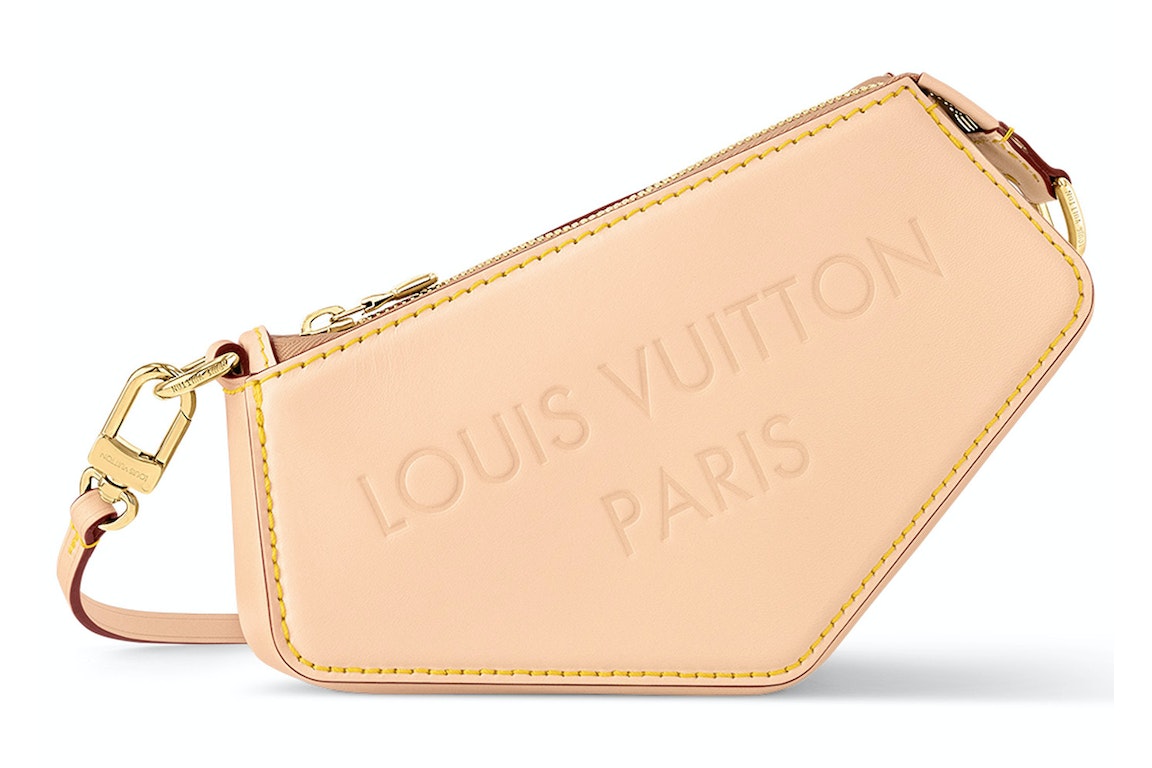 Pre-owned Louis Vuitton Pochette Ecusson Natural