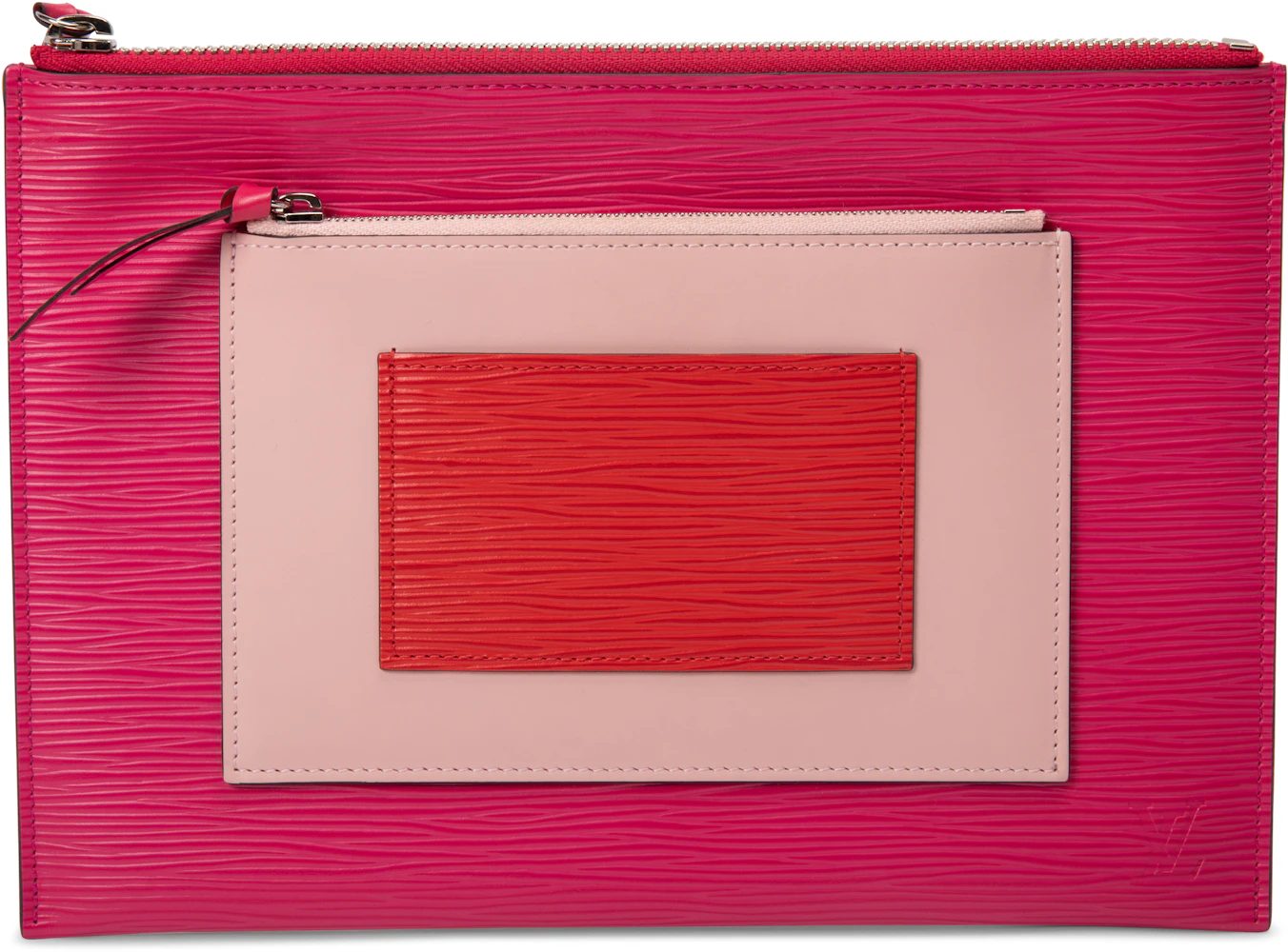 Louis Vuitton Pochette Felicie Epi Hot Pink/Black in Leather with  Silver-tone - US