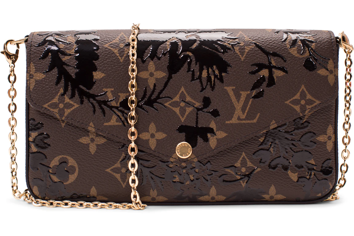 Louis Vuitton Pochette Felicie  Monogram Blossom (Without Accessories) Brown/Black