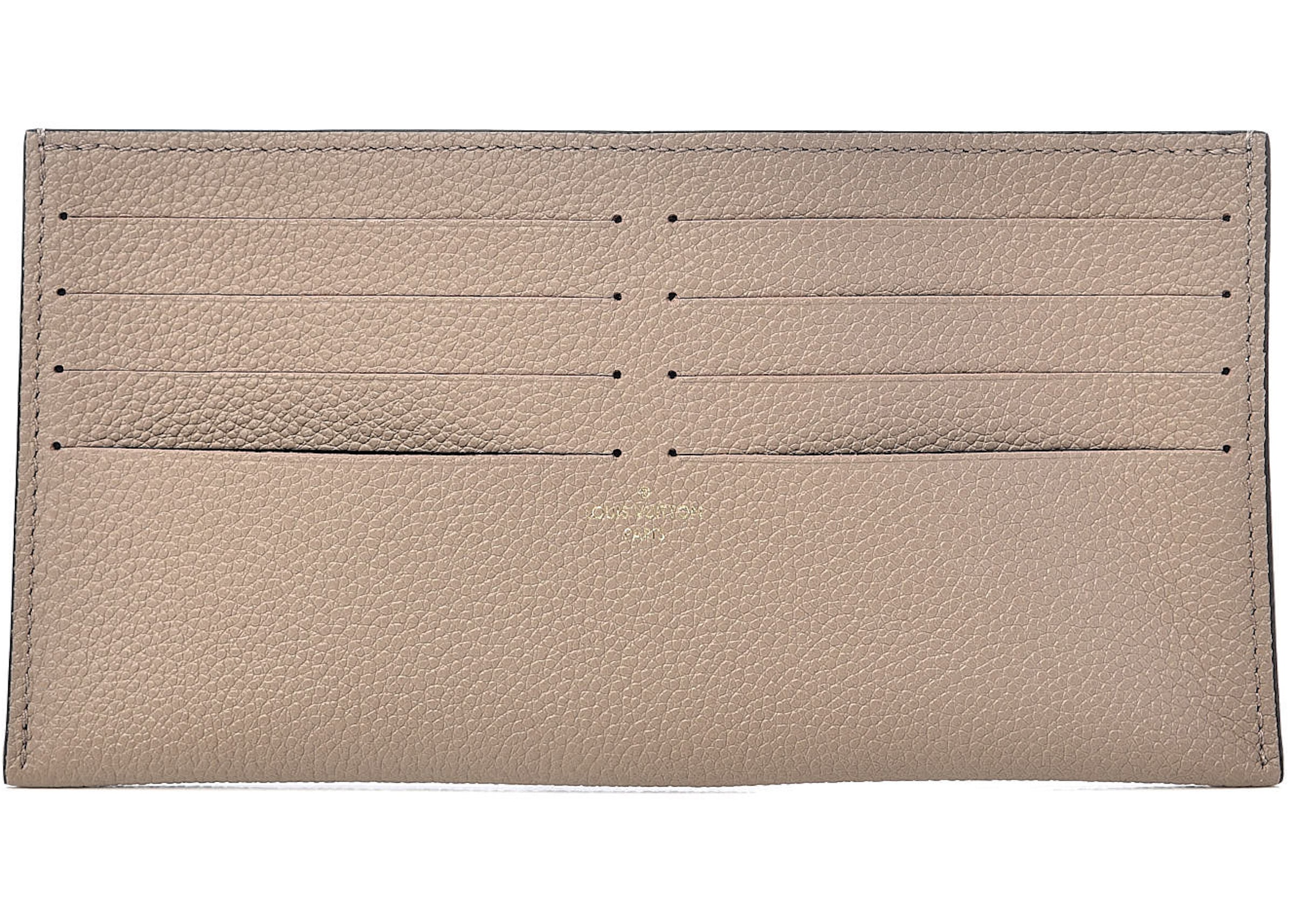 Louis Vuitton Pochette Felicie Card Holder Insert Beige in