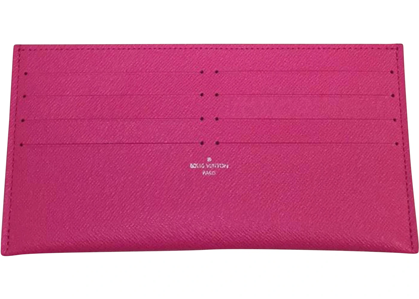 Louis Vuitton Pochette Felicie Card Holder Insert Hot Pink in Leather - US