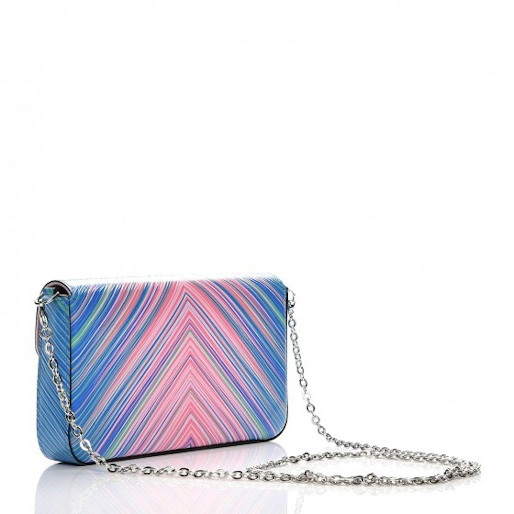 Louis Vuitton Pochette Felicie Epi Tropical in Leather with Silver-tone