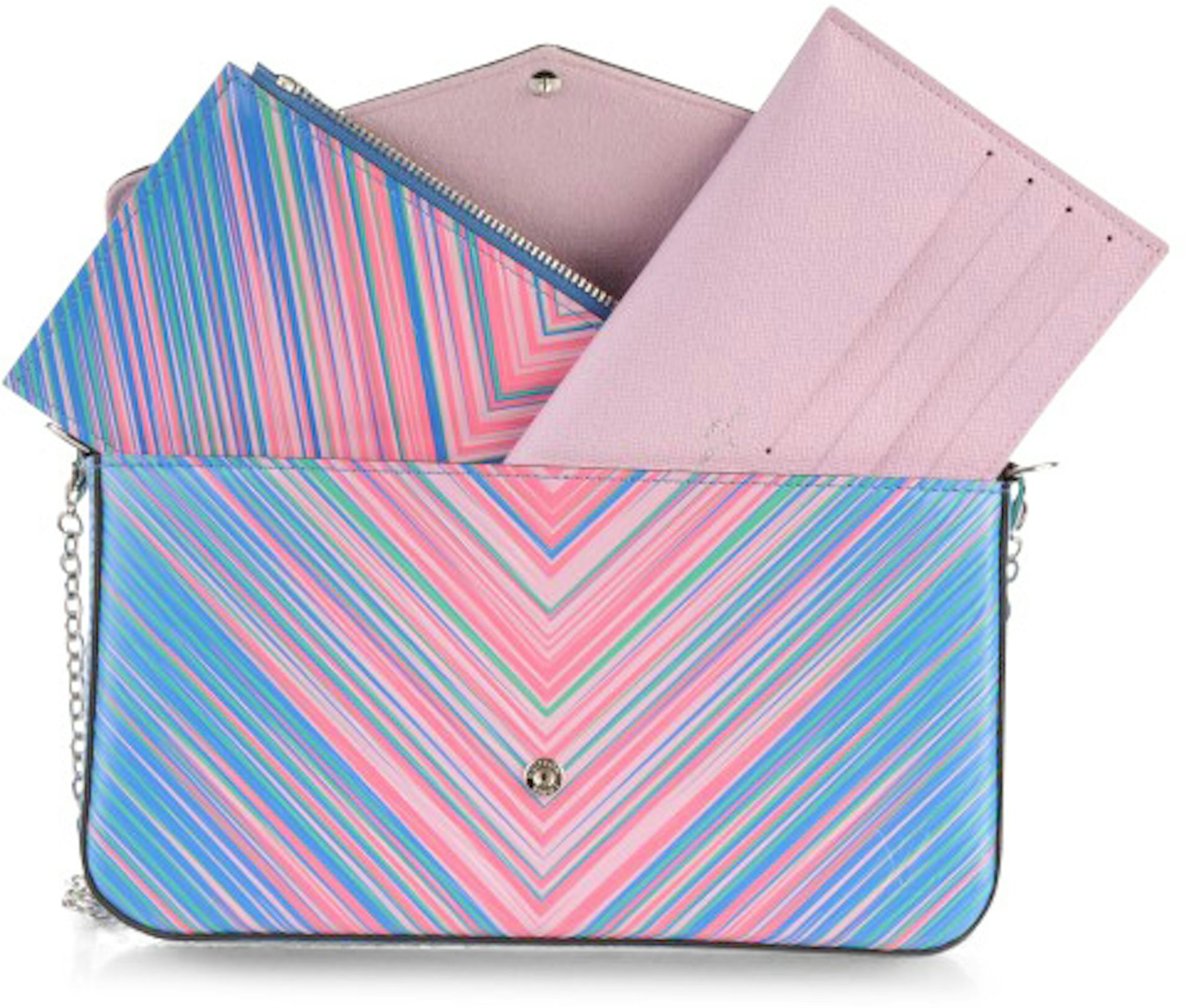 Louis Vuitton Felicie Pochette Limited Edition Stripes Epi Leather at  1stDibs