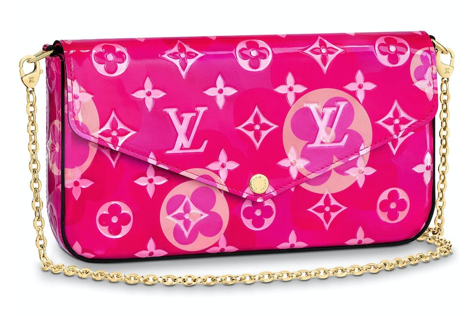 Louis Vuitton Félicie Pochette Monogram Canvas Fuchsia Pink