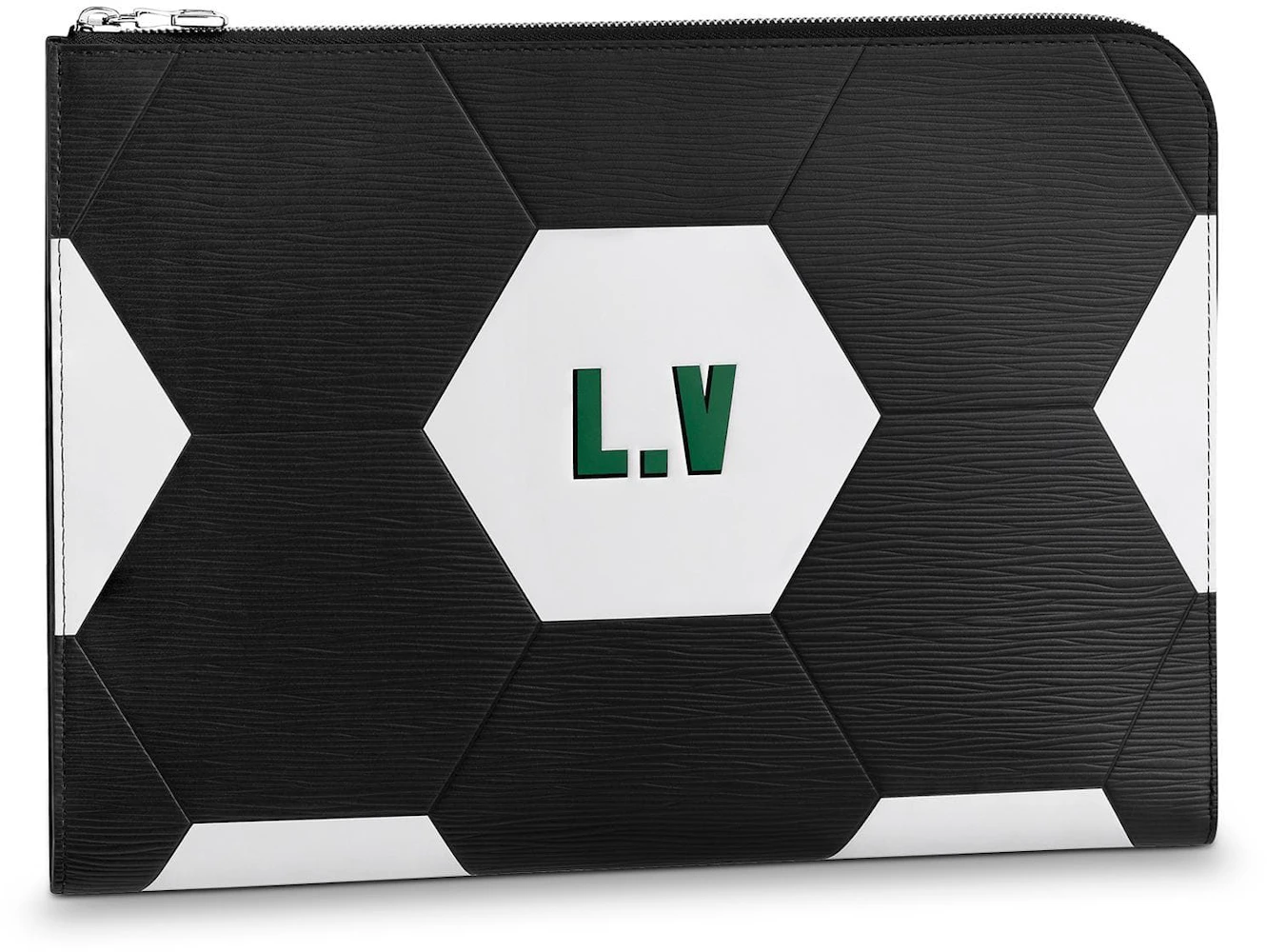 Louis Vuitton Black And White Hexagonal Epi Leather FIFA World Cup