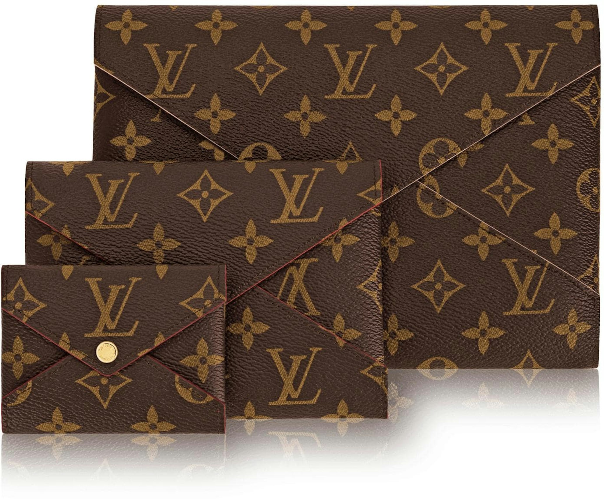 Louis Vuitton Pochette Monogram Brown in Coated Canvas with - US