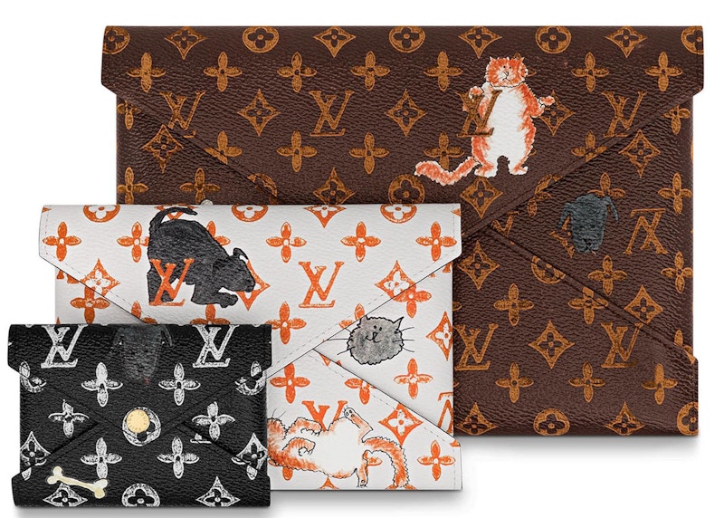 LOUIS VUITTON Catogram Kirigami クラッチ ポーチ-