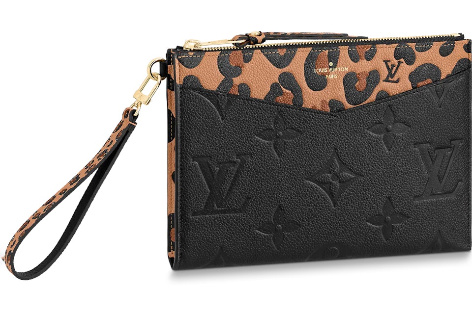 Louis Vuitton Pochette Melanie Wild at Heart Black in Cowhide Leather with  Gold-tone - US