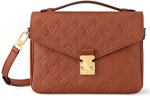 Louis Vuitton Pochette Metis Cognac in Calfskin Leather with Gold