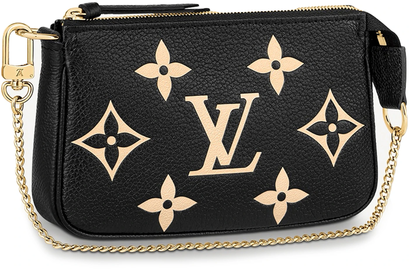 Louis Vuitton Mini Pochette Accessoires Black in Lotus Cotton with  Gold-tone - US