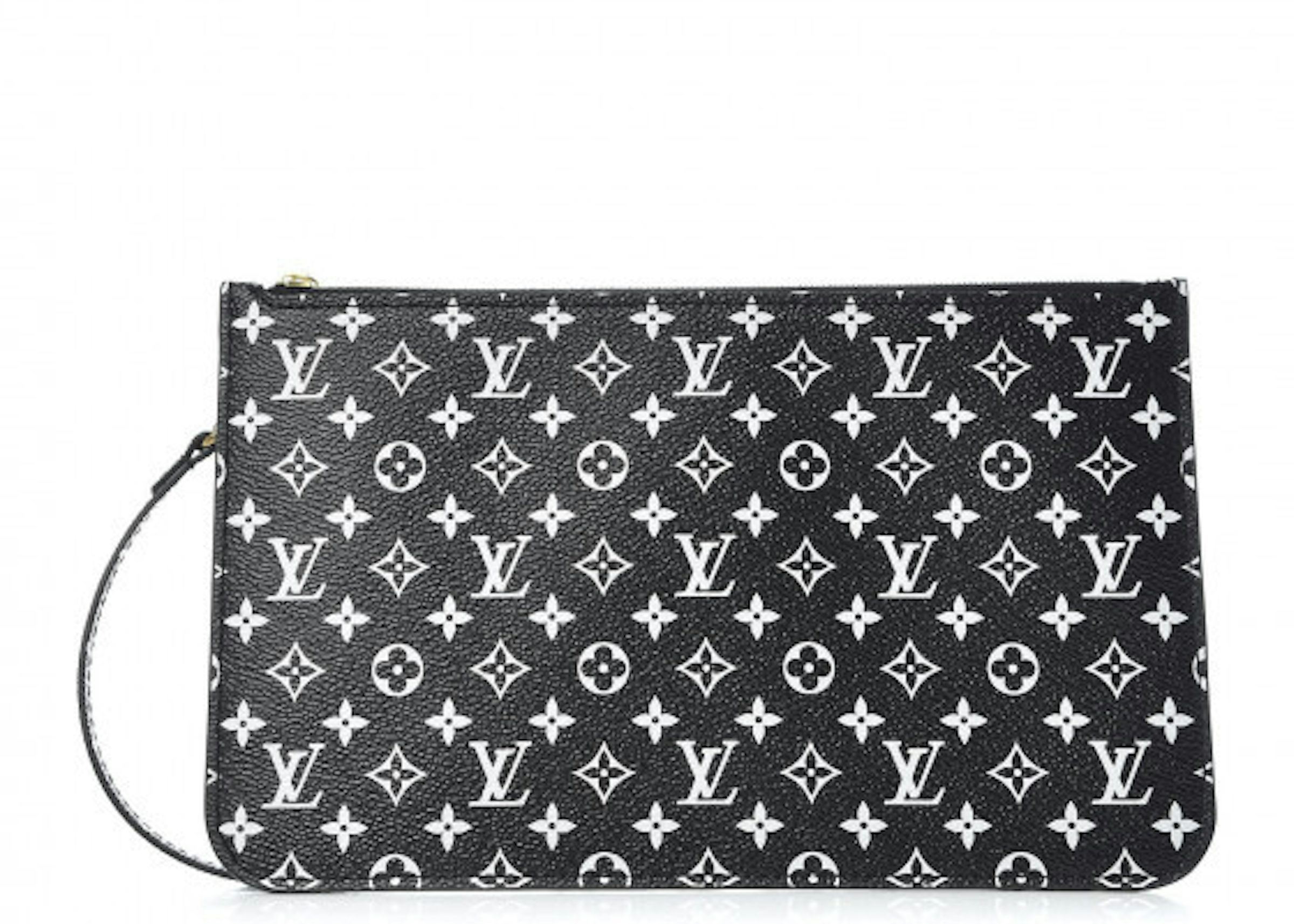 Louis Vuitton Pochette Lexington Fleurs Monogram Vernis Noir Black