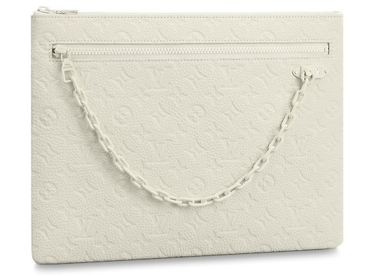 Louis Vuitton Pochette Monogram White