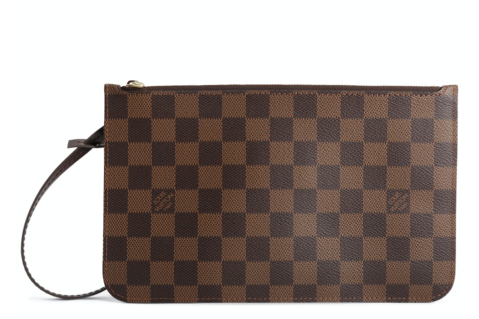 Reaktor Perth varm Louis Vuitton Pochette Damier Ebene MM/GM Cerise Lining in Coated Canvas  with Gold-tone - US