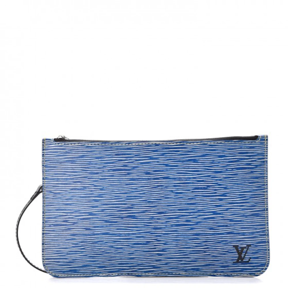 Louis Vuitton Pochette Epi MM Denim/Black Lining in Leather with  Silver-tone - US