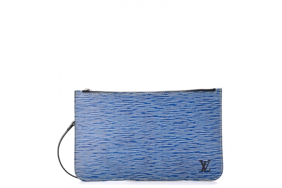 Louis Vuitton Pochette Epi MM Denim/Black Lining in Leather with  Silver-tone - US