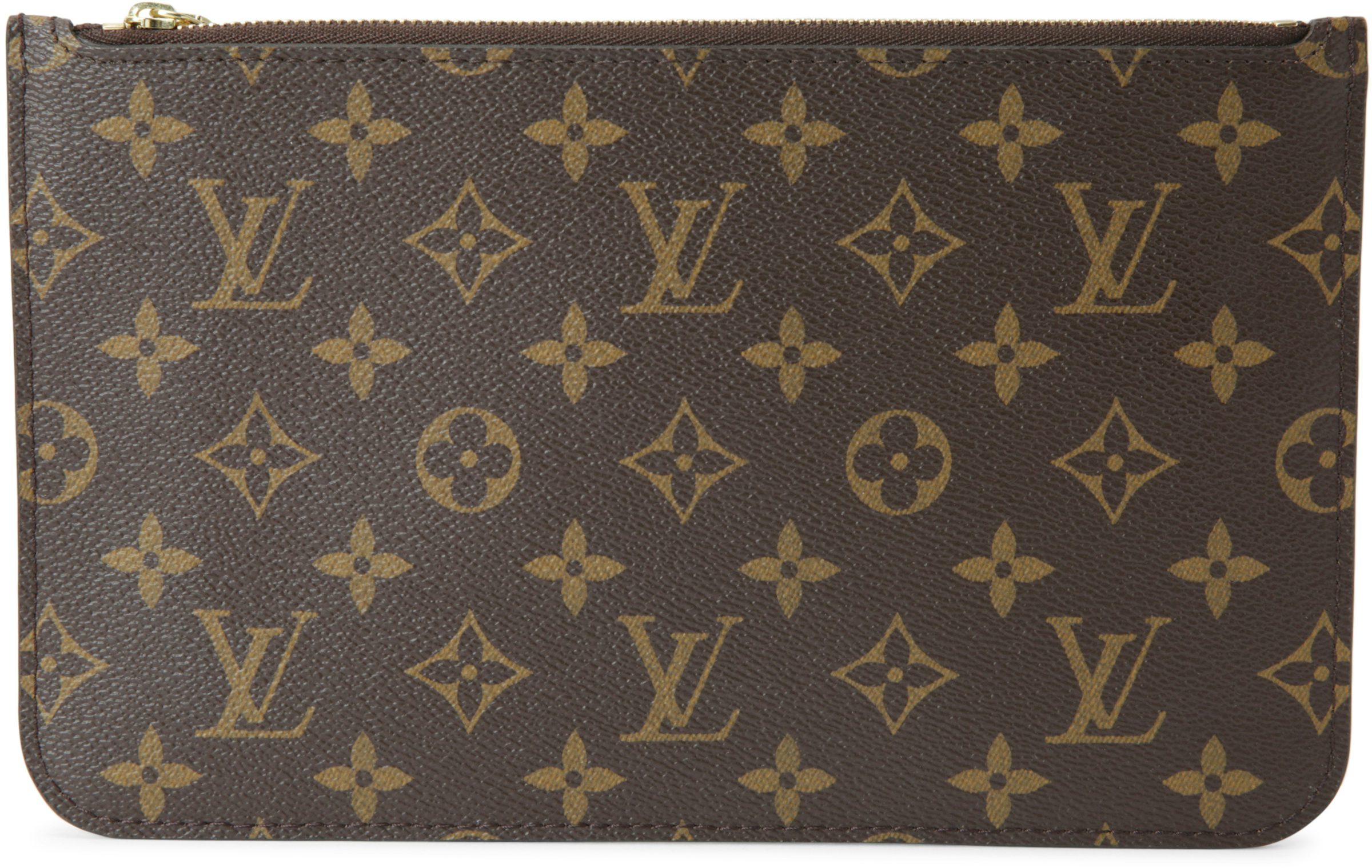 Louis Vuitton Pochette Monogram MM/GM Beige Lining in Canvas with Gold-tone  - GB