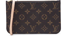 Louis Vuitton Pochette Monogram PM Beige Lining