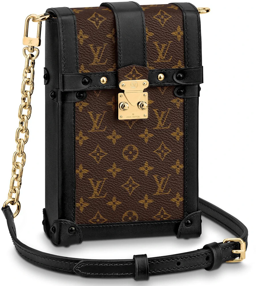 Louis Vuitton Pochette Trunk Verticale Monogram Brown/Black in