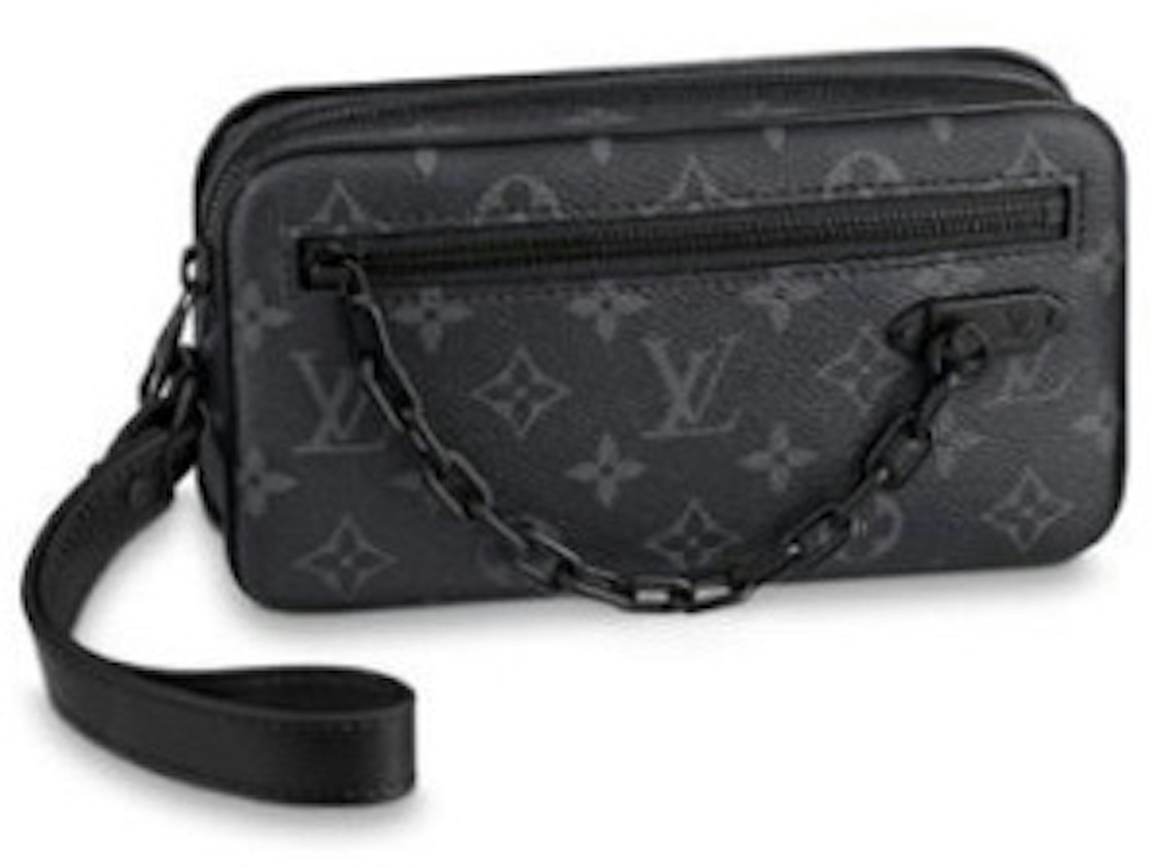 Louis Vuitton 2020 Pre-owned Volga Monogram Eclipse Handbag - Black