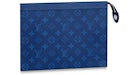 Louis Vuitton Pochette Voyage MM Pacific Blau