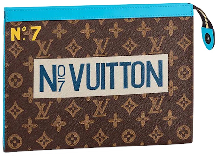 Louis Vuitton Pochette Voyage Monogram Brown in Coated Canvas with