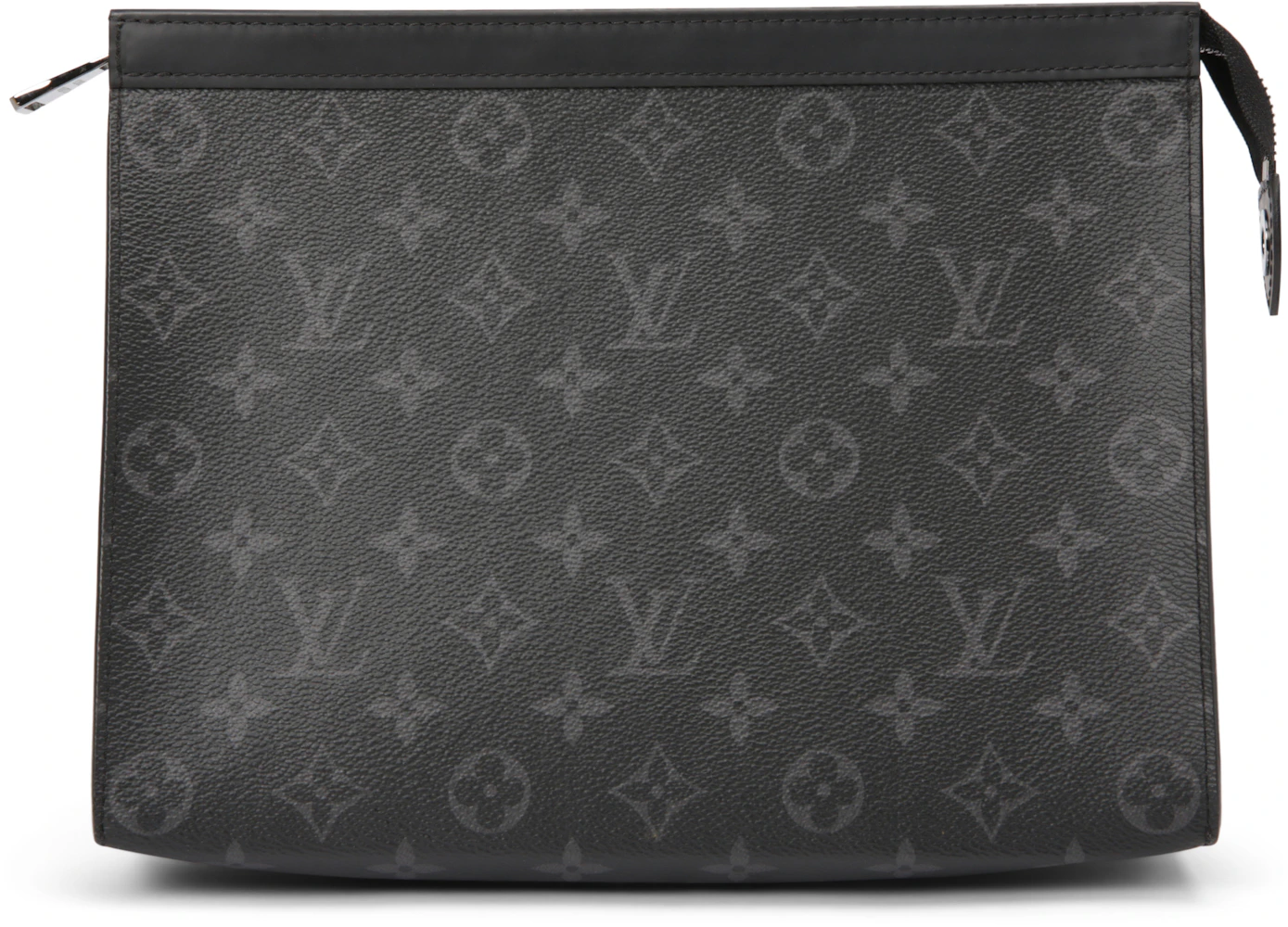 Louis Vuitton Grey/Black Monogram Canvas Eclipse Voyage Pochette Louis  Vuitton