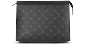 Louis Vuitton Pochette Voyage Monogram Eclipse MM Black/Grey
