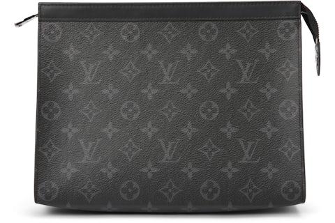 Louis Vuitton Pochette Voyage Monogram Eclipse MM Black/Grey in