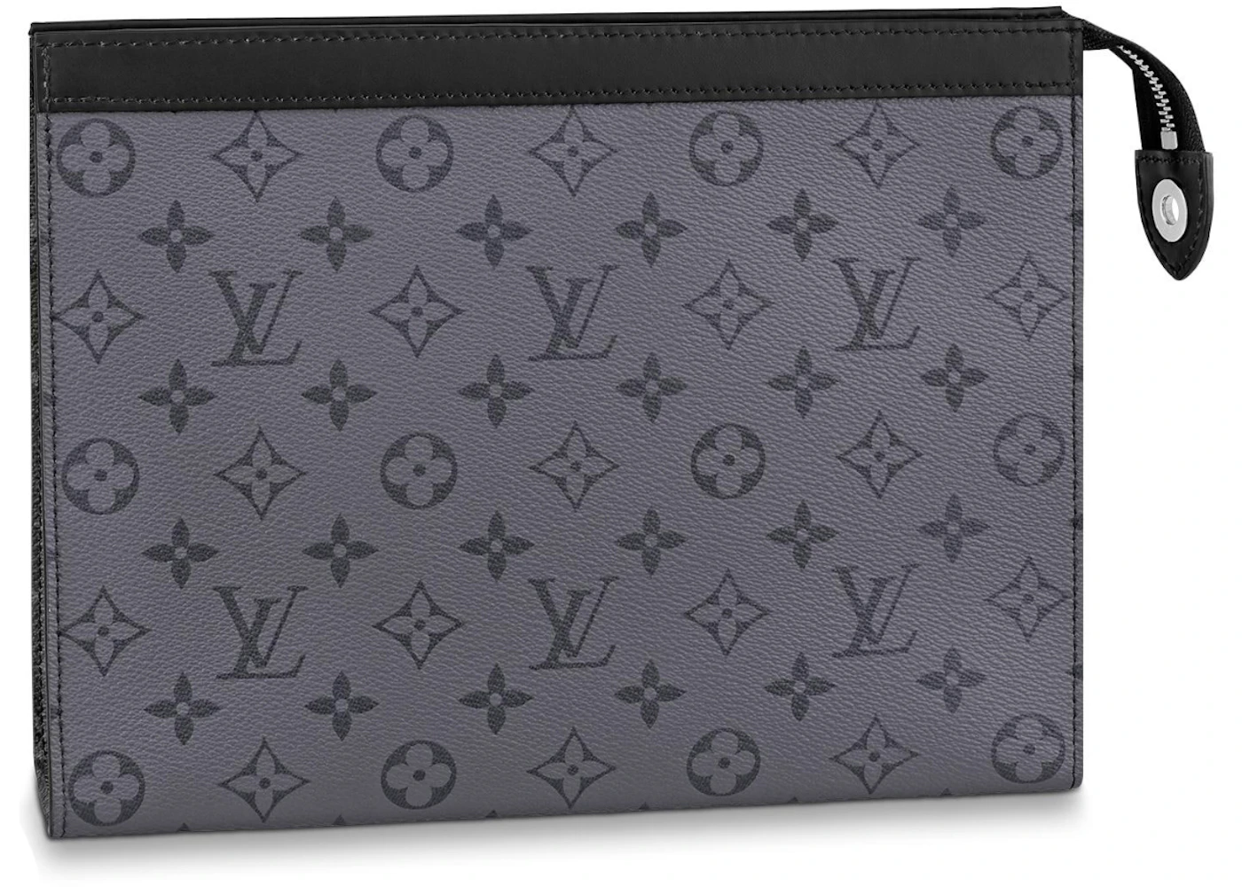 Louis Vuitton Split Monogram Silver/Reflective and Monogram Eclipse Silvery  Dark grey Leather ref.58638 - Joli Closet