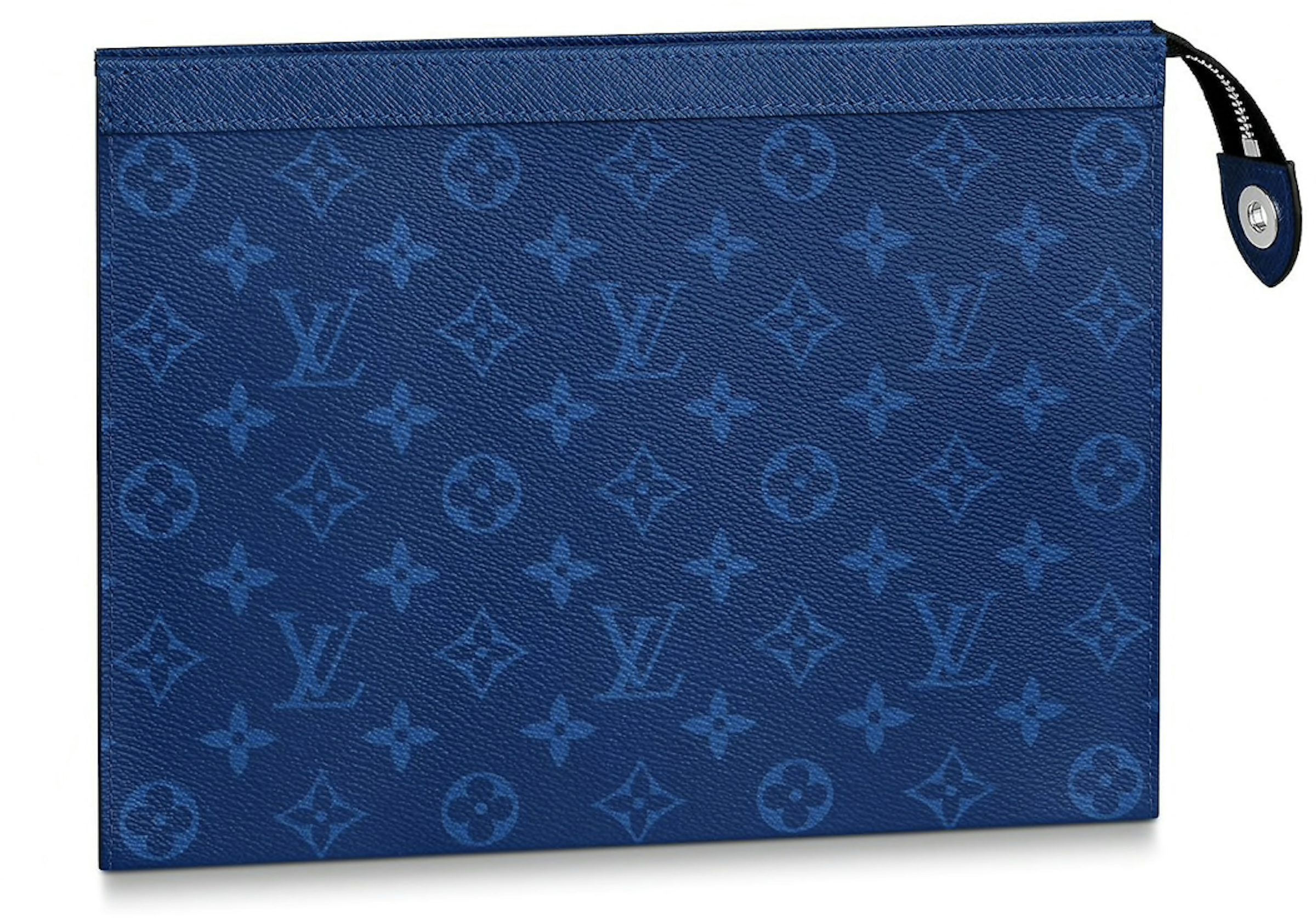 LOUIS VUITTON Maxi Multi Pochette Quilted Navy M21057 Coin case Box Puffer