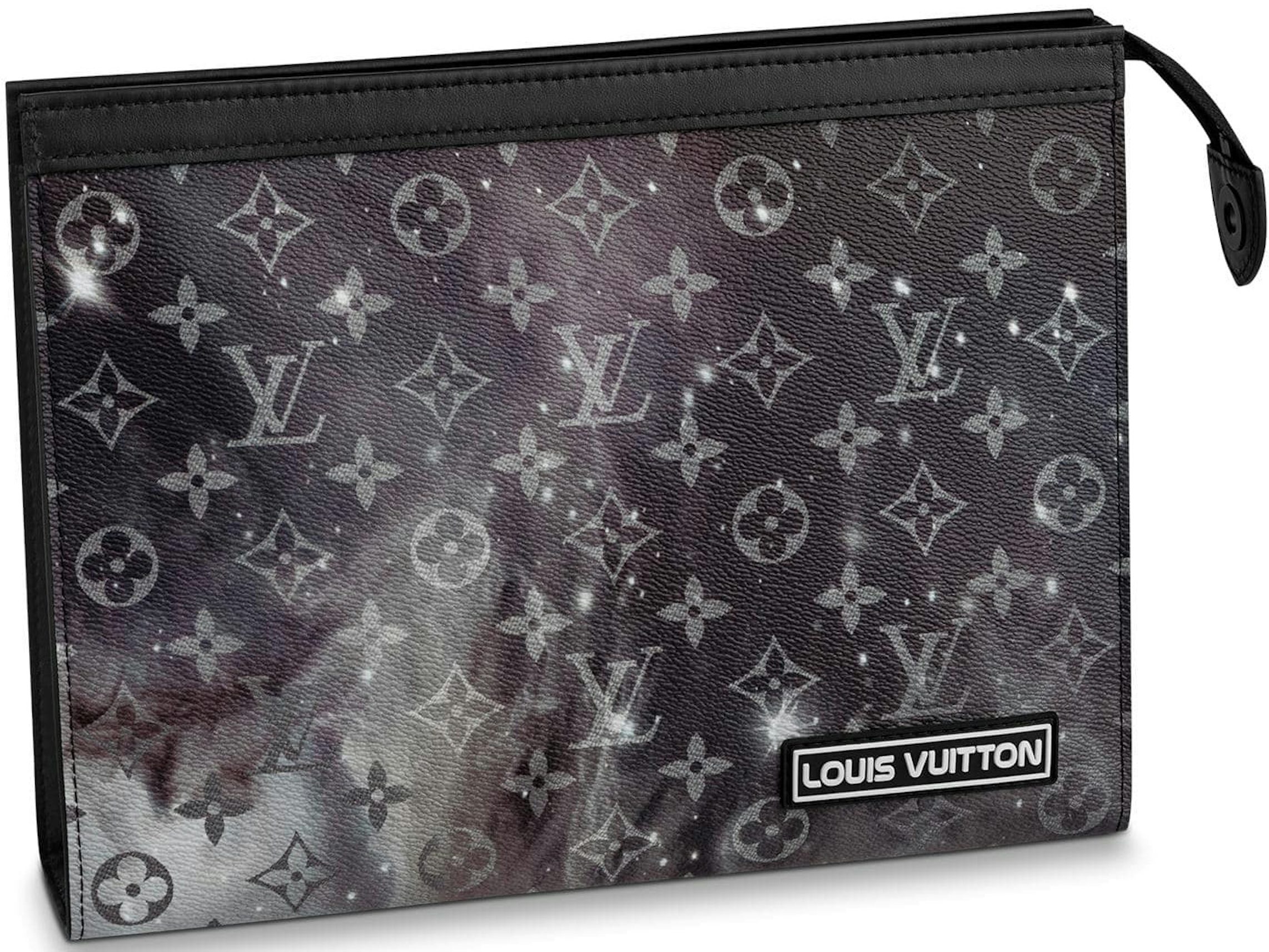 Louis Vuitton Voyage Pochette Monogram Galaxy mm Black Multicolor