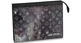 Louis Vuitton Voyage Pochette Monogram Galaxy MM Black Multicolor