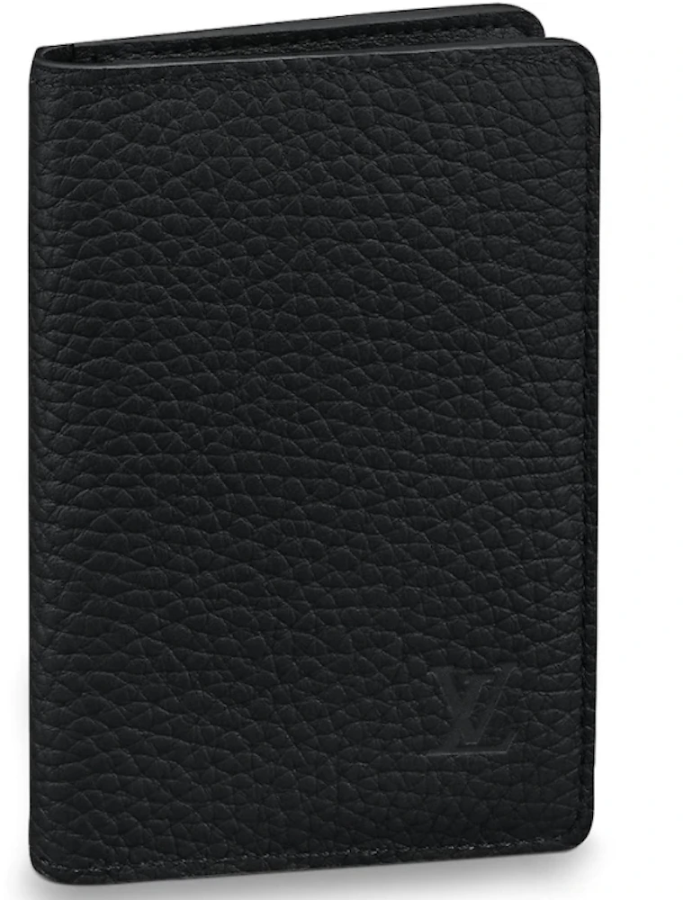 Louis Vuitton Multiple Wallet (3 Card Slot) Taurillon Black in Taurillon  Leather - US
