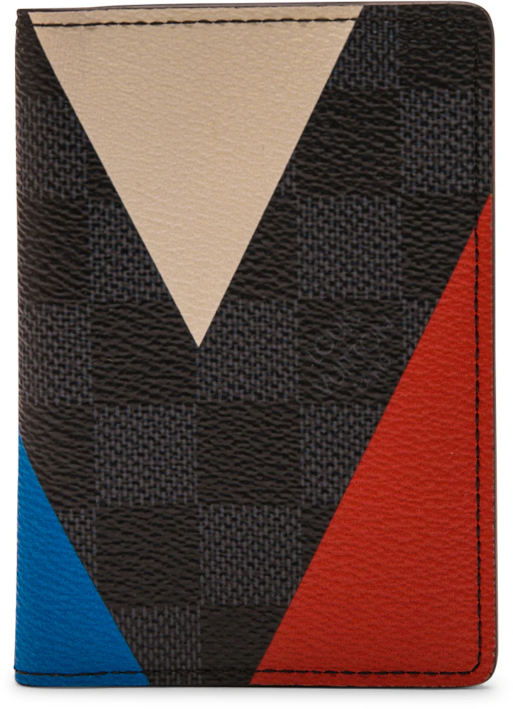 Louis Vuitton Damier Cobalt Canvas Pocket Organizer For Sale at
