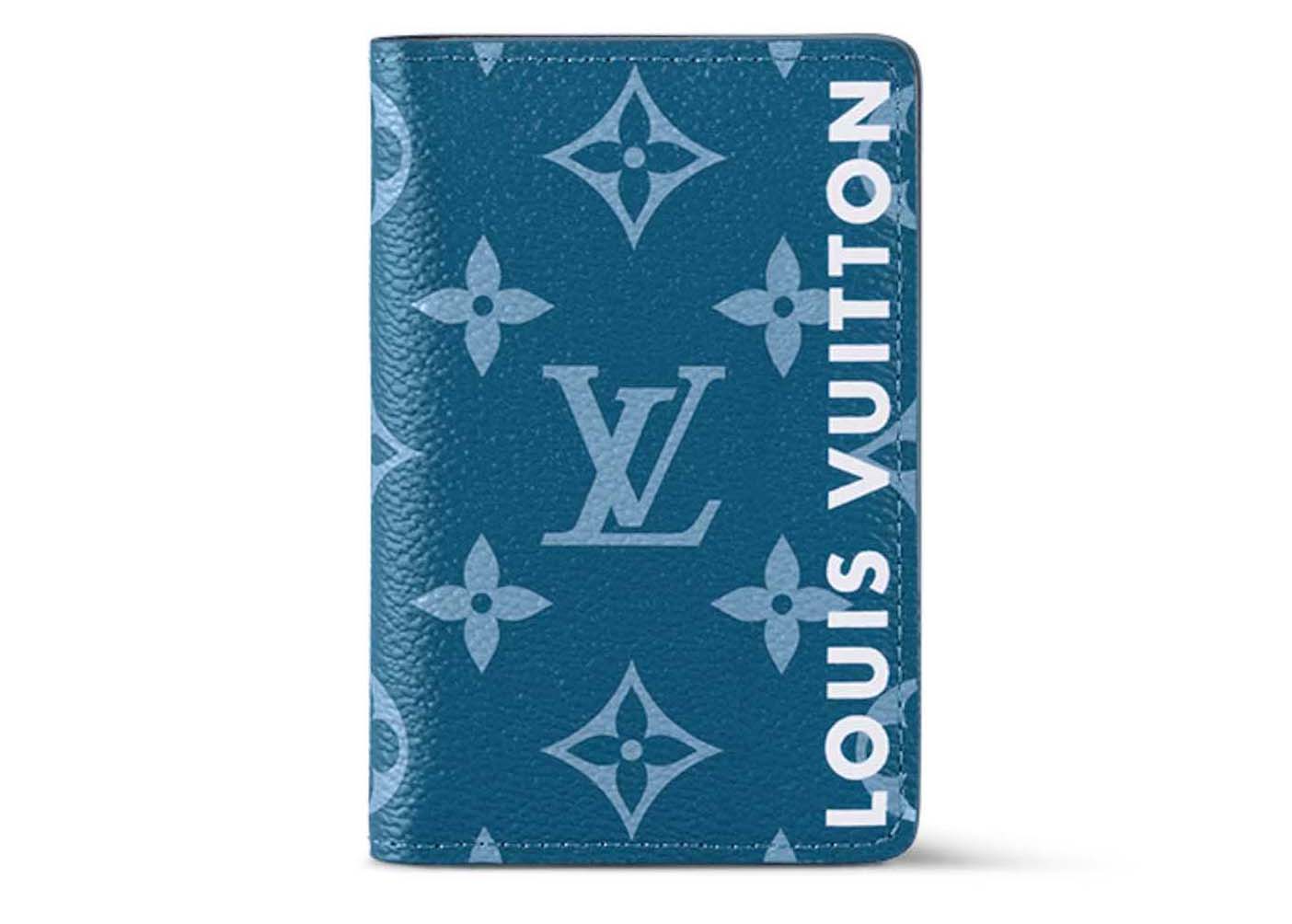 Louis Vuitton Pocket Organizer Atlantic Blue/Monogram