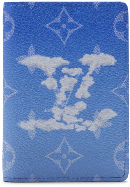 Louis Vuitton Pocket Organizer Clouds Monogram Blue in Coated Canvas - US