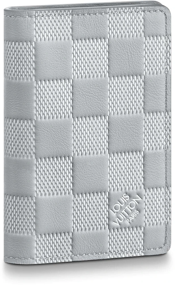 Louis Vuitton LV pocket organizer new Grey Leather ref.221317 - Joli Closet