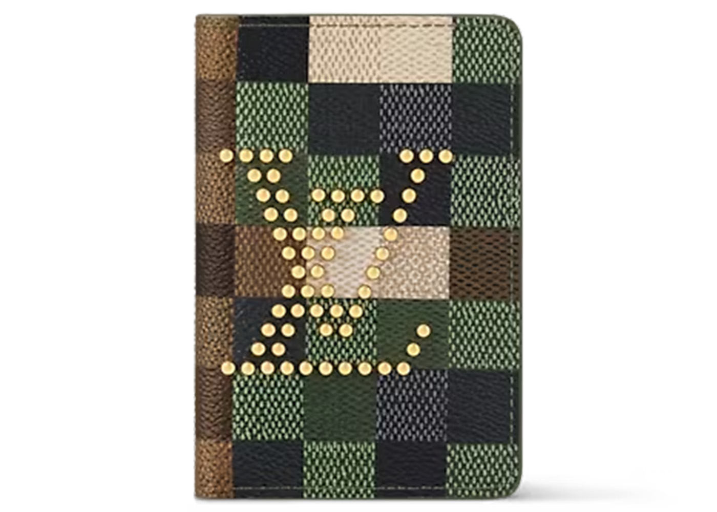 Louis Vuitton Slender Wallet Damoflage Green Damoflage Damier