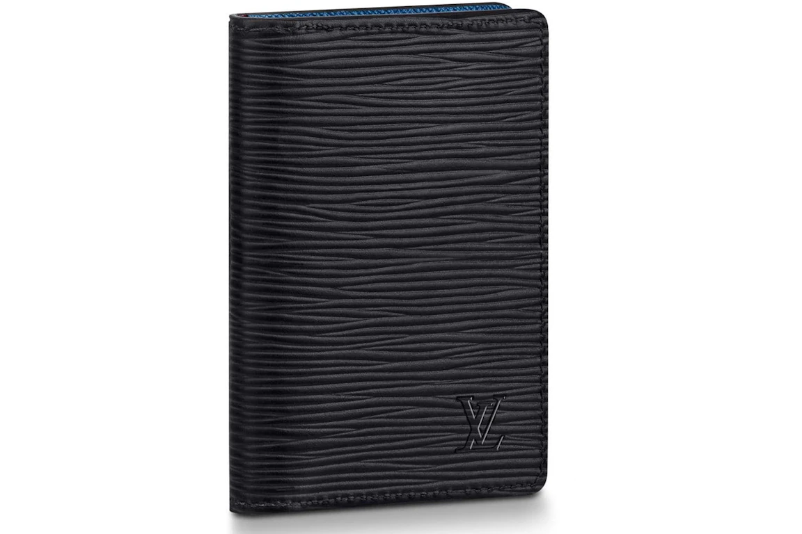 Louis Vuitton Pocket Organizer Epi/Damier Graphite Patchwork Black/Blue/Yellow
