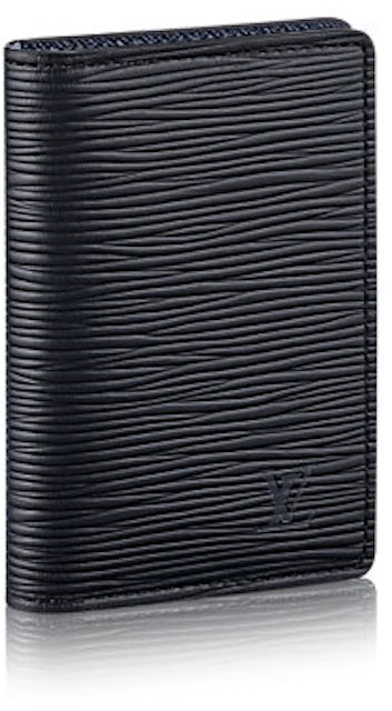 Pre-owned Louis Vuitton Pocket Organizer Epi Black