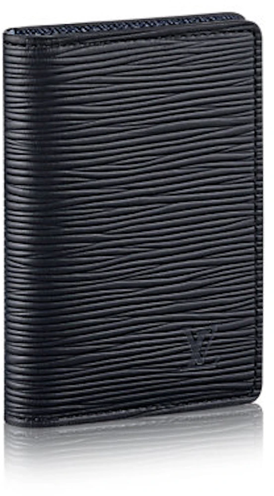 Louis Vuitton Pocket Organizer Epi Black/Blue in Epi Leather - GB