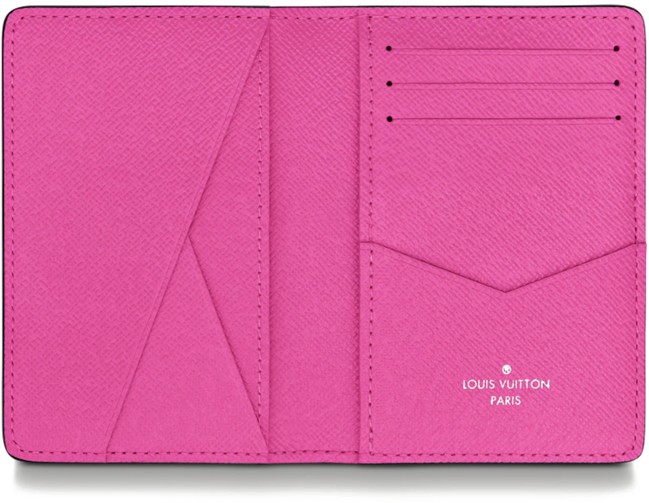 Louis Vuitton Pocket Organizer Fuchsia in Coated Canvas/Cowhide Leather ...