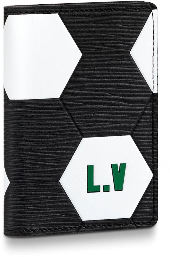 Louis Vuitton Slender Wallet Hexagonal FIFA World Cup Noir in Epi