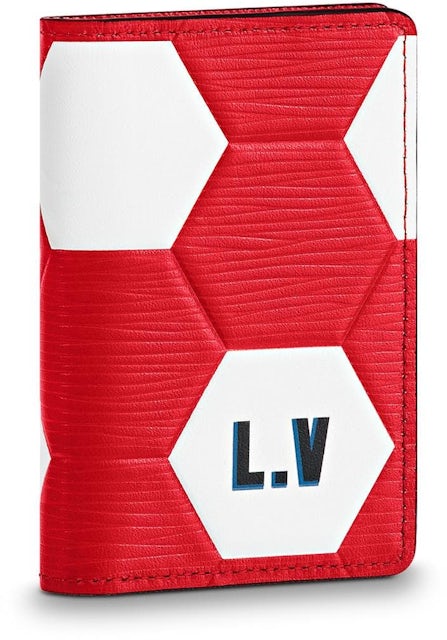 Louis Vuitton Pocket Organizer Hexagonal FIFA World Cup Rouge in
