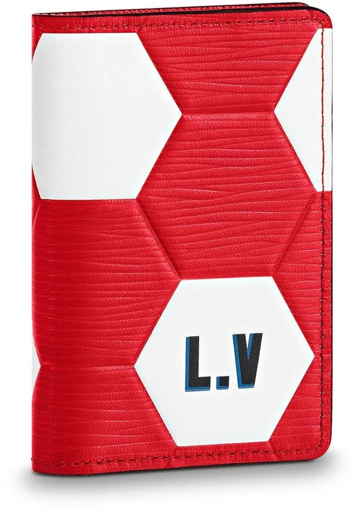 Louis Vuitton Pocket Organizer Hexagonal FIFA World Cup Rouge in Epi  Leather with Silver-Tone - US