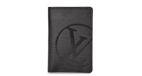 Louis Vuitton Pocket Organizer Initials Epi Noir Black
