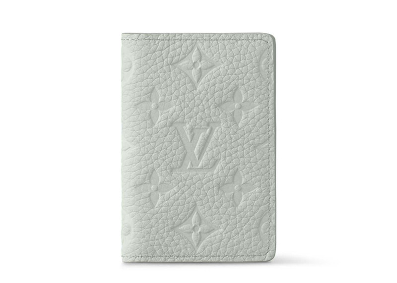 Pre-owned Louis Vuitton Men's Pocket Organizer In Mineral Gray