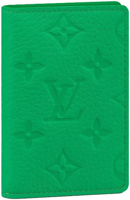 Louis Vuitton 2023 LV Monogram Pocket Organizer - Green Wallets