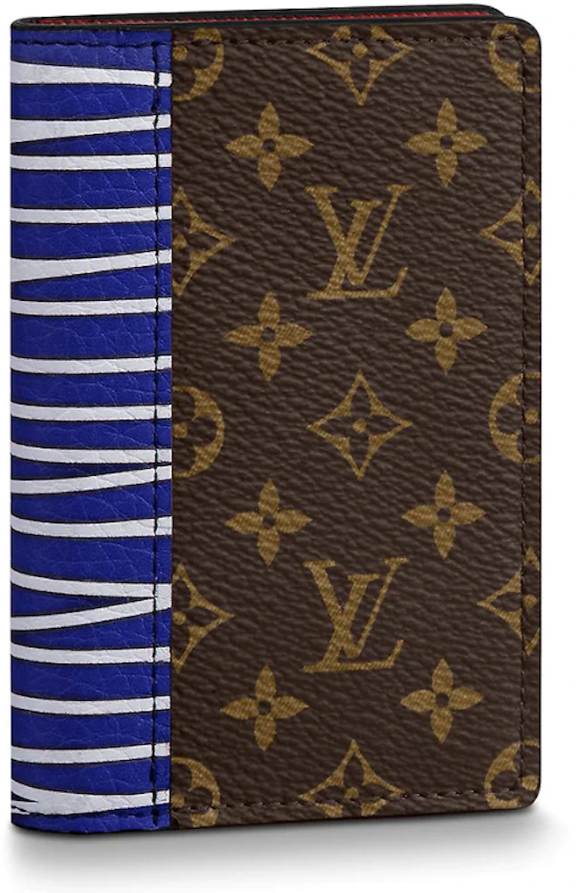 Louis Vuitton 2023 Neon Yellow Blue Pocket Organizer 2LK0301